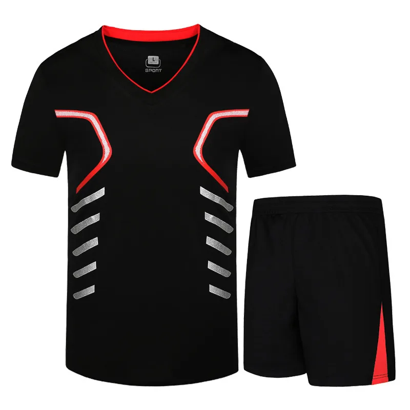 TIEPUS футболка, мужские комплекты, Повседневная футболка, мужские летние спортивные костюмы, брендовая одежда, комплект с футболкой для мужчин, 2 штуки, плюс размер M~ 6XL 7XL 8XL 9XL - Цвет: Black red
