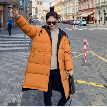 

2019 Autumn And Winter New Women Cotton Coat Fashion Warm Thick Loose Loose Pike Cotton Coat Solid Color Student Baseball Jacket