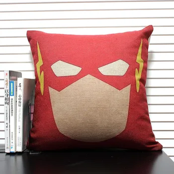 

Hollywood The Flash pillow cover,Cartoon cushion cover, Linen Pillow Case home decorative sofa cushion cover