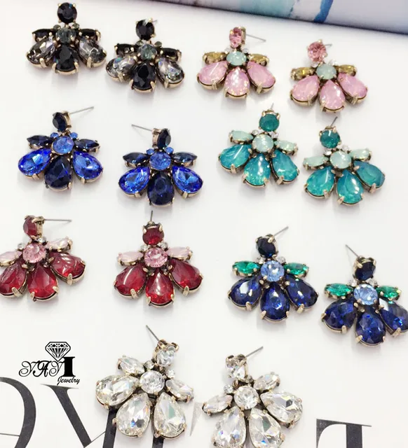 Special Price YaYi Jewelry Fashion Multi Glass Rhinestone Dangle Crystal Earring Women's Fashion Ancient Gold Color Gem Earrings Gift Special Price YaYi Jewelry Fashion Multi Glass Rhinestone Dangle Crystal Earring Women's Fashion Ancient Gold Color Gem Earrings Gift