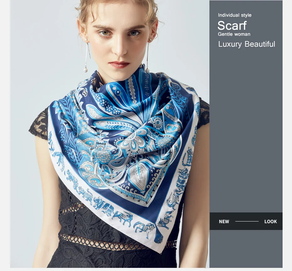6 scarf silk