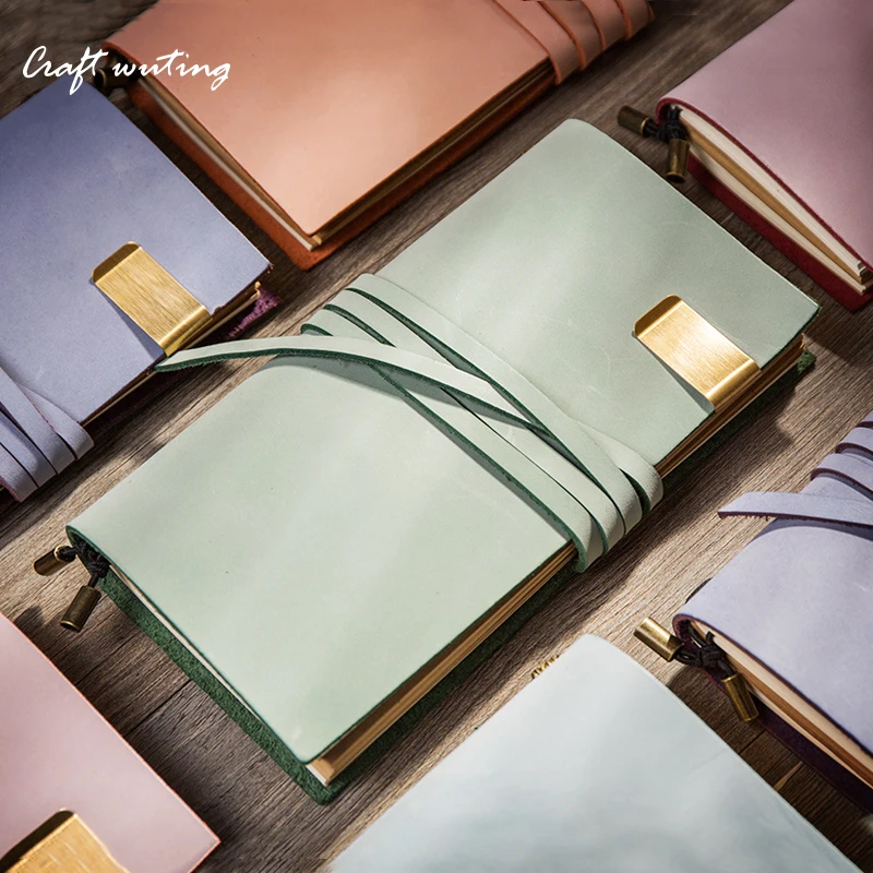 

Vintage Bandage Diary Notebook Journal Blank Leather Cover Diary genuine leather travel diary Student gift planner 2018