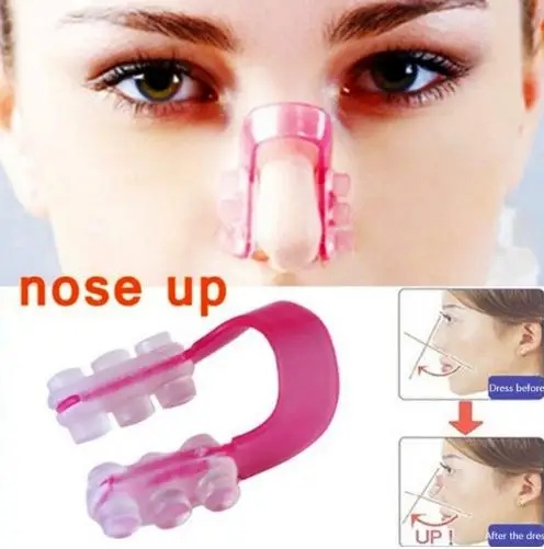 

100 pcs/lot Nose Up Shaping Shaper Lifting Bridge Straightening Beauty Nose Clip Massage Tool
