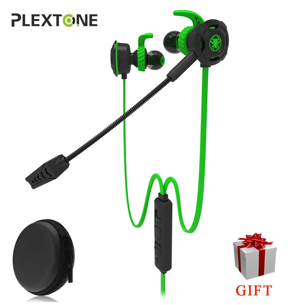 Plextone G30 PC игровая гарнитура с микрофоном в ухо стерео бас шумоподавление наушники с микрофоном для телефона компьютера ноутбука