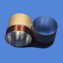 2шт 64 мм 64 ядро 8ohm Бас Звуковая катушка ASV белый алюминиевый НЧ динамик звуковой привод запчасти для ремонта динамика