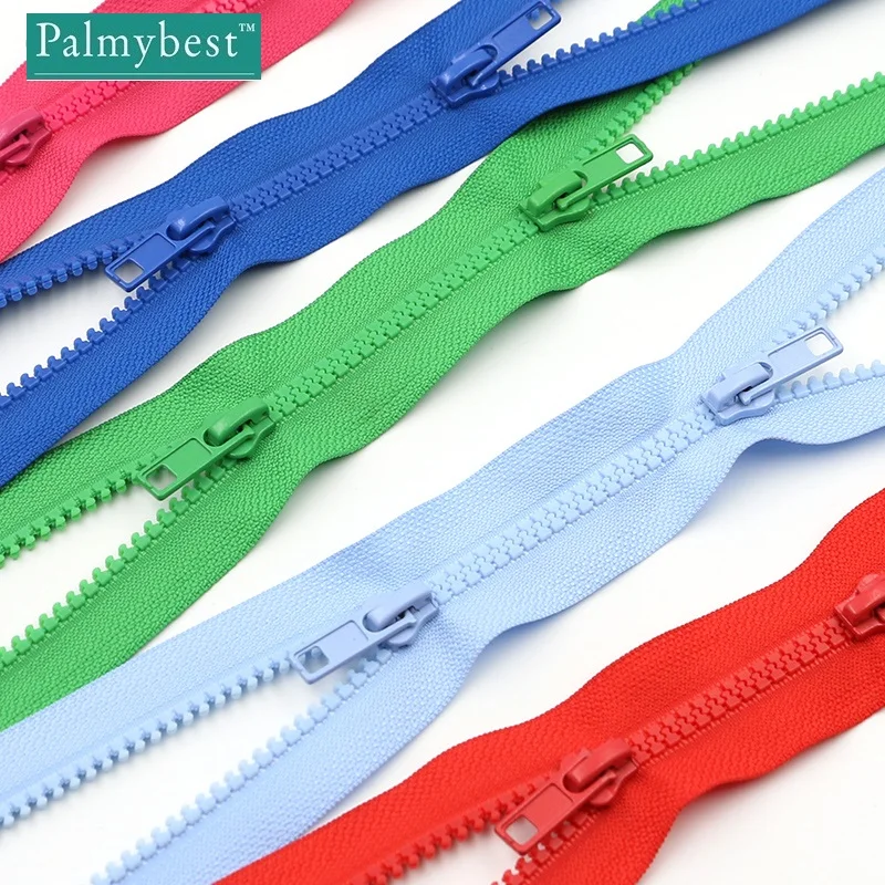 

5# Double Ends Zippers Resin Zipper Meete Open End 60/70/80/120/150/200cm For DIY sleeping bags Sofa Garments tent Craft sewing