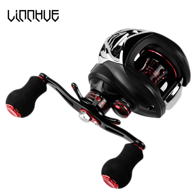 Best Offers LINNHUE 7.0:1 Hand Baitcasting Reel High Speed 5.5Kg Drag Cnc Spool Fishing Coils Reel With Magnetic Brake System Carp Pesca Best Offers LINNHUE 7.0:1 Hand Baitcasting Reel High Speed 5.5Kg Drag Cnc Spool Fishing Coils Reel With Magnetic Brake System Carp Pesca
