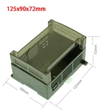 ПЛК промышленный блок управления Панель ПЛК Enclousure чехол 125*90*72 мм ПЛК din-рейку монтажный проект электронный DIY PCB оболочка