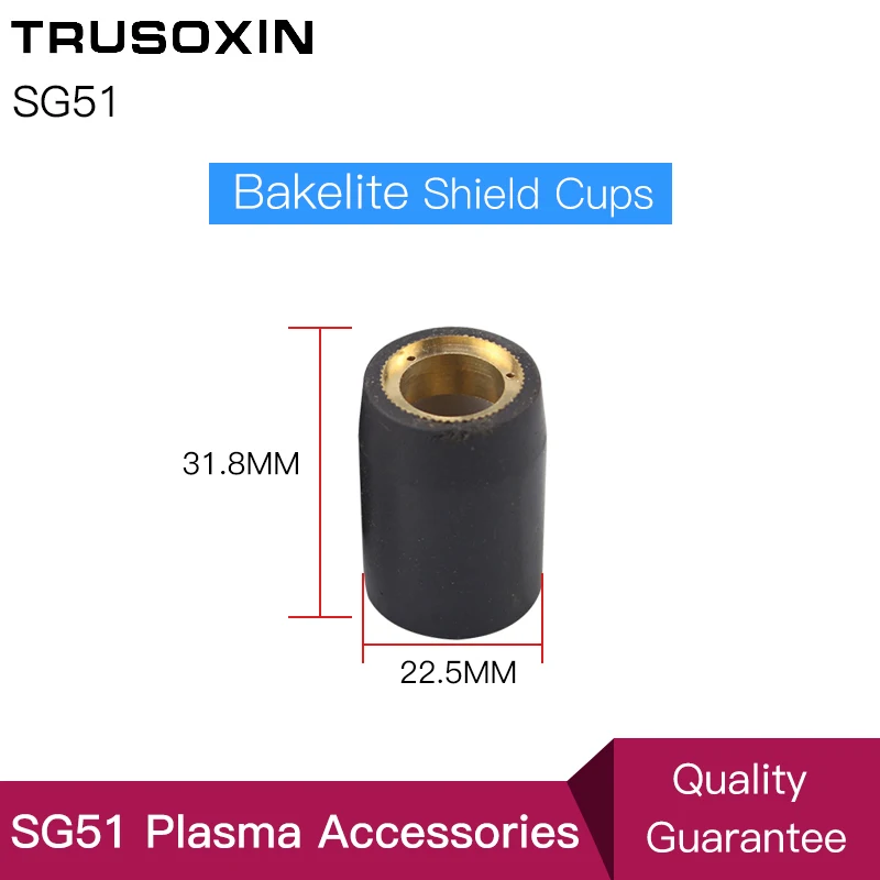 10pcs SG51 Plasma Cutting Consumables Bakelite Shield Cup for 60a Inverter DC Air Plasma Cutter SG51 Cutting Torch/Gun 10pcs SG51 Plasma Cutting Consumables Bakelite Shield Cup for 60a Inverter DC Air Plasma Cutter SG51 Cutting Torch/Gun
