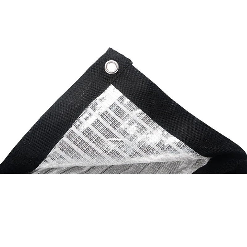 Reflectante de aluminio neto sombra aislamiento protector solar planta de tela cubierta de la ventana solar flores mallas sombra jardín Reflectante de aluminio neto sombra aislamiento protector solar planta de tela cubierta de la ventana solar flores mallas sombra jardín