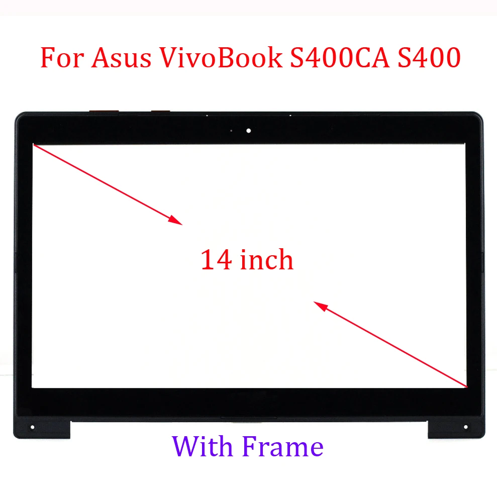 STARDE Replacement Touch For Asus VivoBook S400CA S400 Touch Screen Digitizer Panel Glass Senso Frame 14\ STARDE Replacement Touch For Asus VivoBook S400CA S400 Touch Screen Digitizer Panel Glass Senso Frame 14\