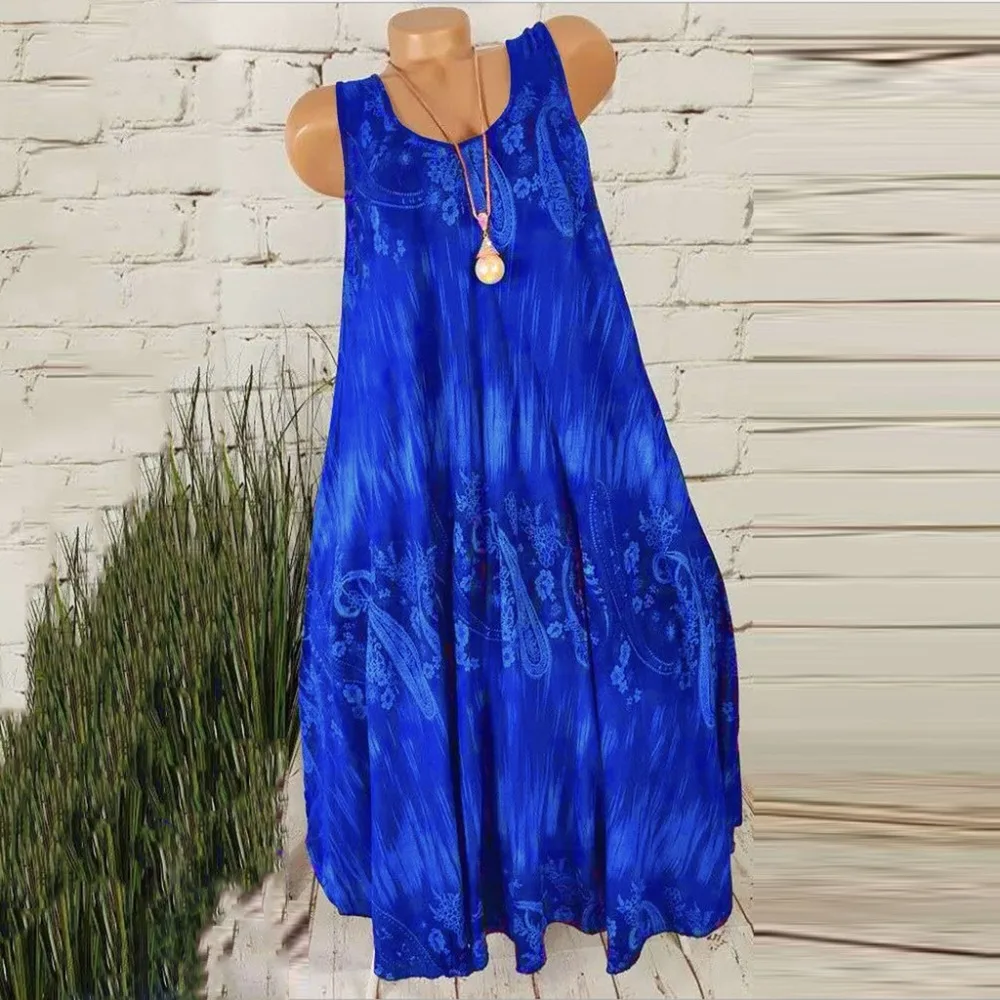 Модное летнее платье размера плюс, женское Повседневное платье-рубашка в стиле бохо с цветочным принтом, женское мини платье, vestidos mujer BB4