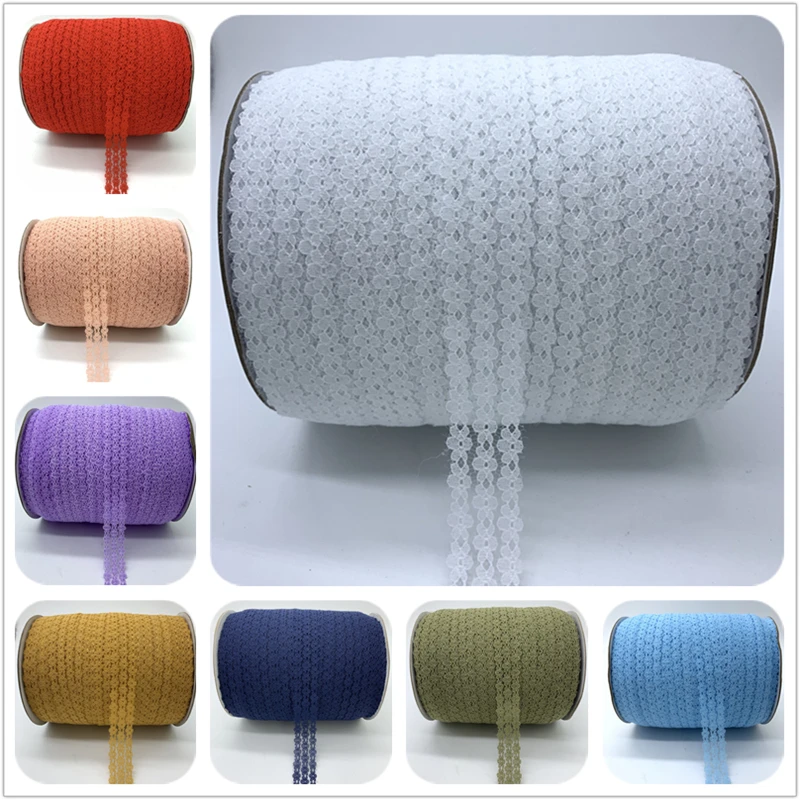 

5yards 25mm Lace Ribbon Handicrafts Embroidered Lace Trim Ribbon Handmade Lace Decorations DIY Sewing Fabric French lace Fabric