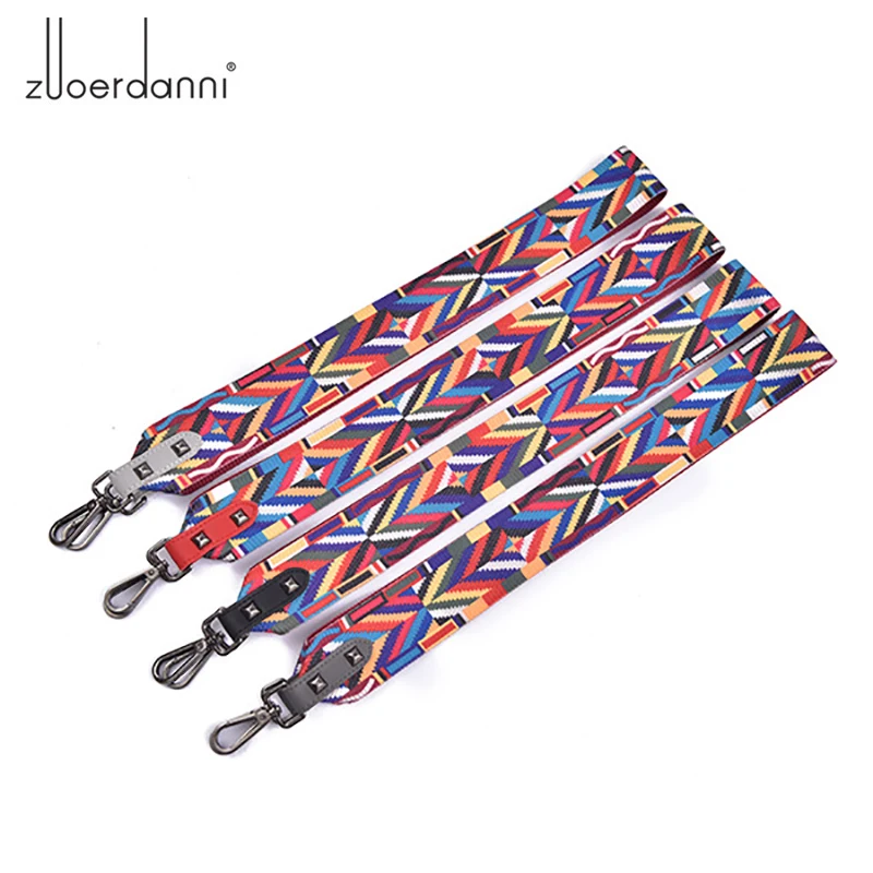 Fashion Bag Strap Bag Accessories Handles Strap Shoulder Rainbow Color Handbags Belt Cross Body