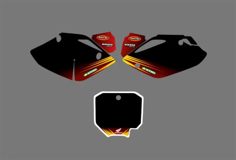 Набор стикеров для Honda CRF150R 2007 2012 CRF 150R CRF150 R с жидким охлаждением|sticker kit|team graphicsdecal