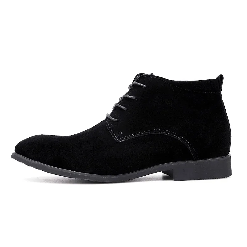 

Eosnyx Men's Genuine Leather Boots Waterproof Luxury Ankle boot lace-up Footwear Men Shoes Botas Homme Plus size 45 46 47