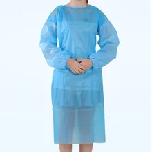 10 шт/партия одноразовые хирургические халаты с длинными рукавами безопасности стерильные брюшные хирургические костюмы изоляция пылезащитный чехол для одежды Одежда