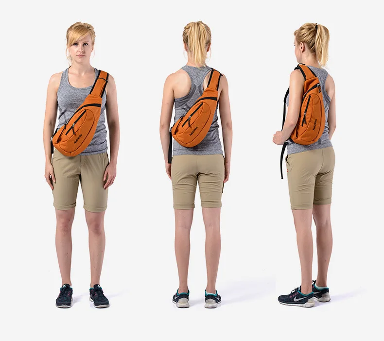 NatureHike открытый водонепроницаемый нейлон спортивные нагрудные сумки одного плеча сумка походный треккинг рюкзак Сверхлегкий Кемпинг рюкзаки