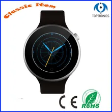 Bluetooth водонепроницаемые Смарт-часы с Сири, голосовой контроль, управление жестами для iPhone и Android(белый/серебристый/коричневый ремешок