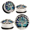 1PC Gauge Steel Ear Plug Flesh Tunnel Screw Fit Double Flare Stainless Life Tree Stretcher Plugs 10mm-25mm Body Jewelry ► Photo 1/6