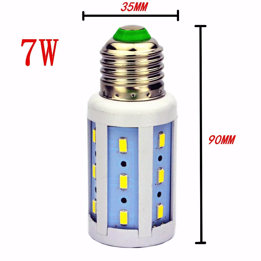 Скидка SMD5730 7W 12W 15W 25W 30W светильник лампочка B22 E26 E27 E14 светодиодный светильник светодиодный лампы 85-265 V/AC Светодиодная лампа-Кукуруза Светильник лампочка