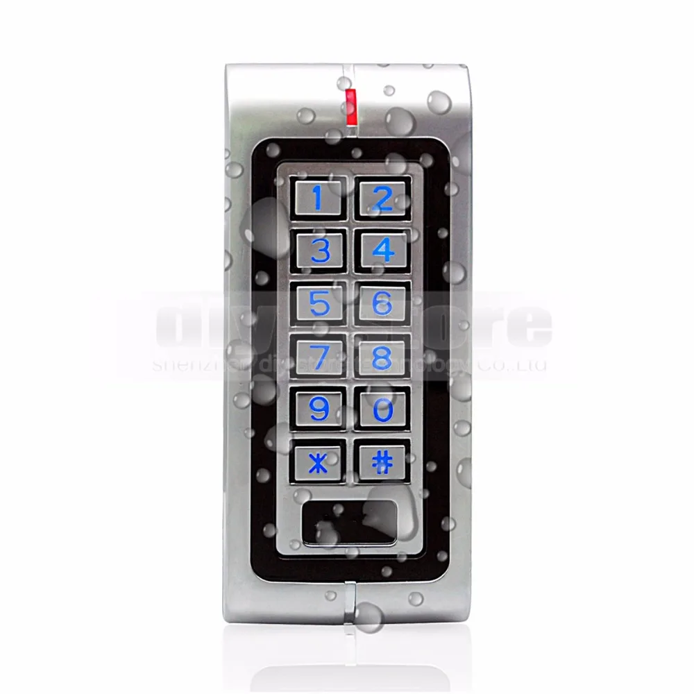 DIYSECUR 125 кГц RFID считыватель водонепроницаемый металлический Пароль Клавиатура