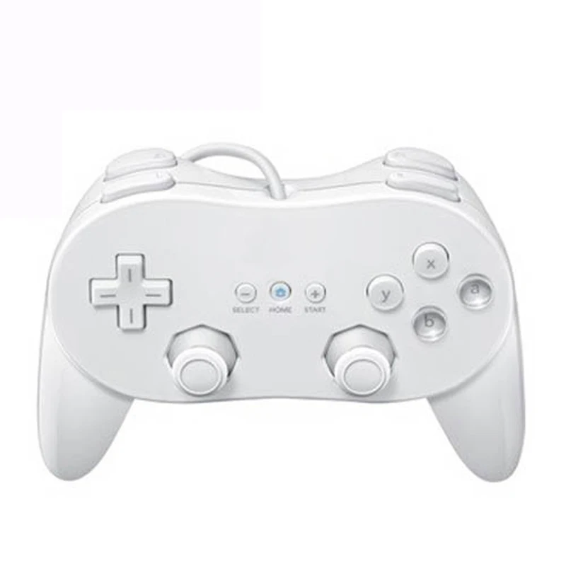 Для Wii Classic двойной аналоговый проводной контроллер для Nintendo Пульт