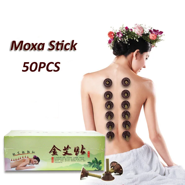 50pcs/lot Moxa meridian acupuncture moxibustion moxa stick moxibustion body micro-smoke tube