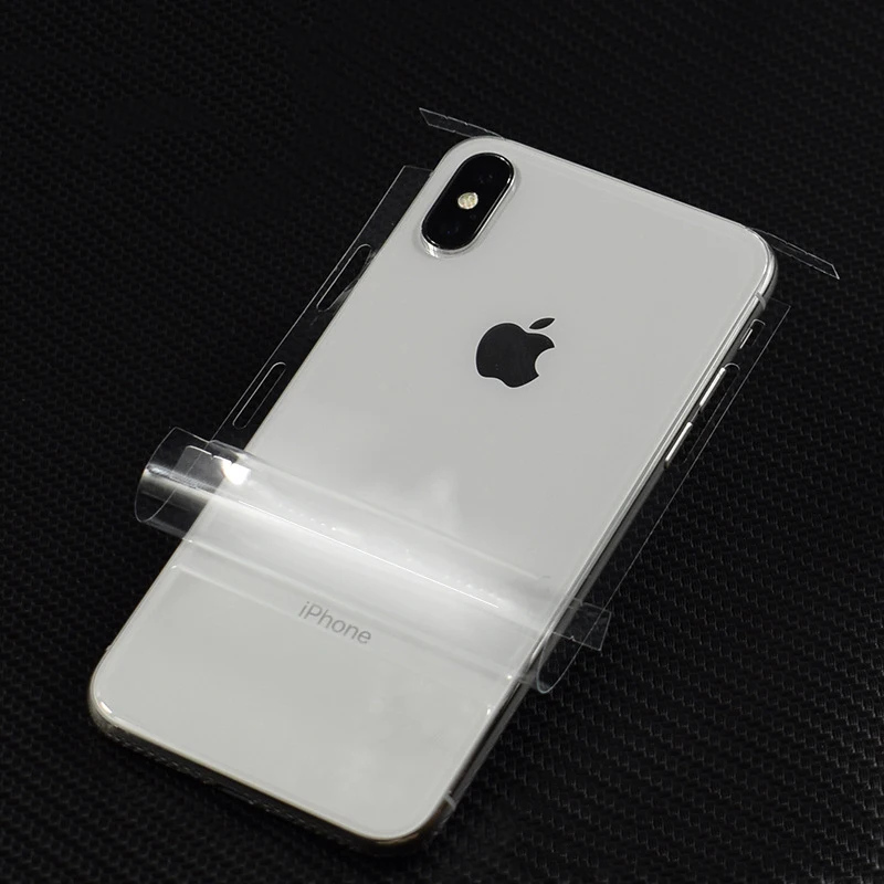 

HD ALL Transparent Decorative Back Film For Apple iPhone X 7 8 6 6s Plus Mobile Phone Protector Back Stickers AE Saver SHIP