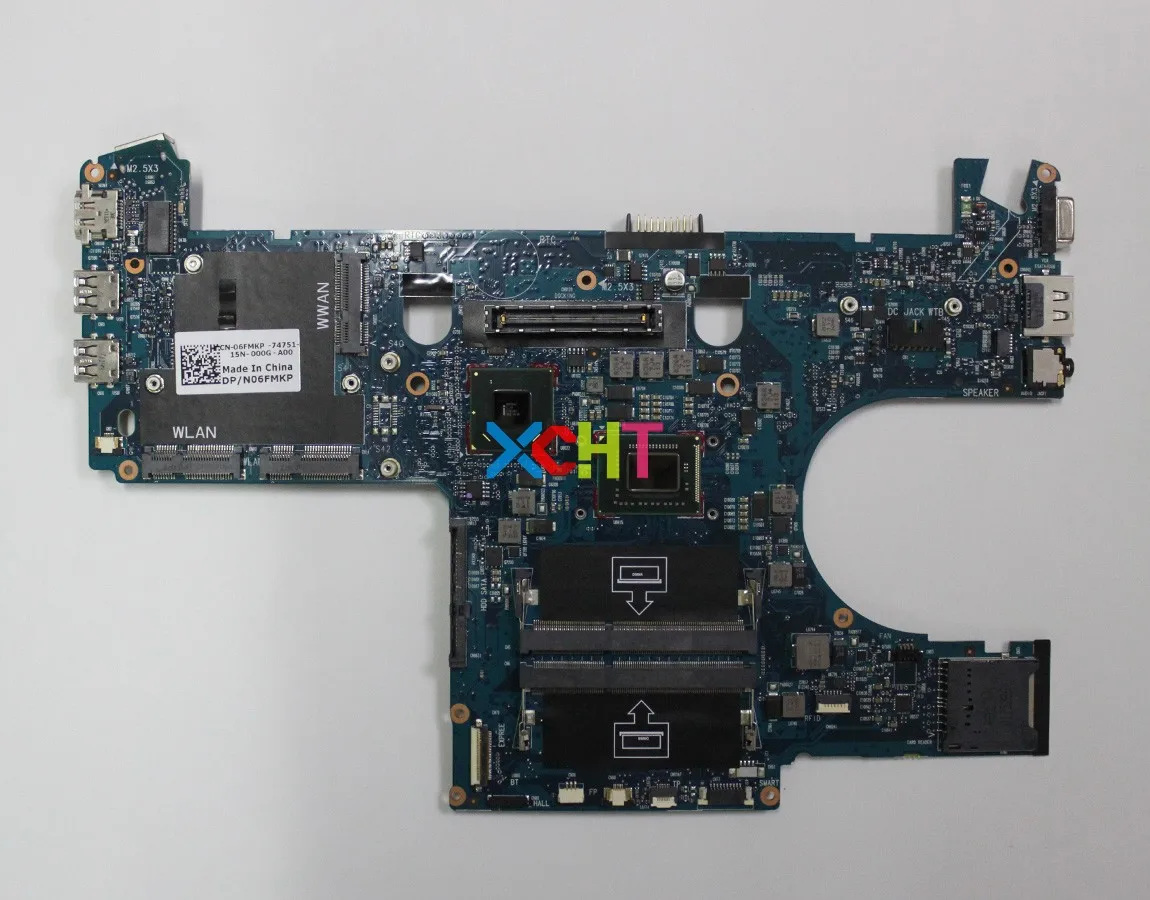 

Протестированная материнская плата для ноутбука Dell E6220 6FMKP 06FMKP