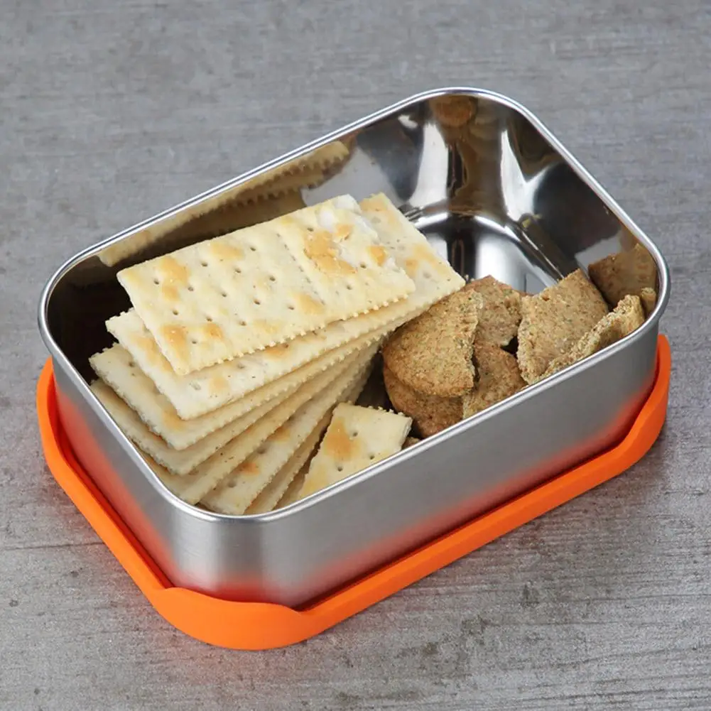 800ml Stainless Steel Food Grade Thermal Bento Lunch Box Microwavable Leak Proof Storage Container Lunchbox | Дом и сад