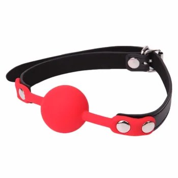 Silicone BDSM Sex Bondage Balls Gag Slave Harness Fetish Mouth Restraints Sex Toy Erotic Toy Sex Product For Couple Lover 2