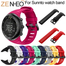 Watchband Rubber Watch Replacement Band Strap For Suunto Core Silicone Watch Strap Bracelet Wristband for Suunto Core Smart Wath free delivery replacement sport band for suunto core rubber soft watch strap tpu wristband