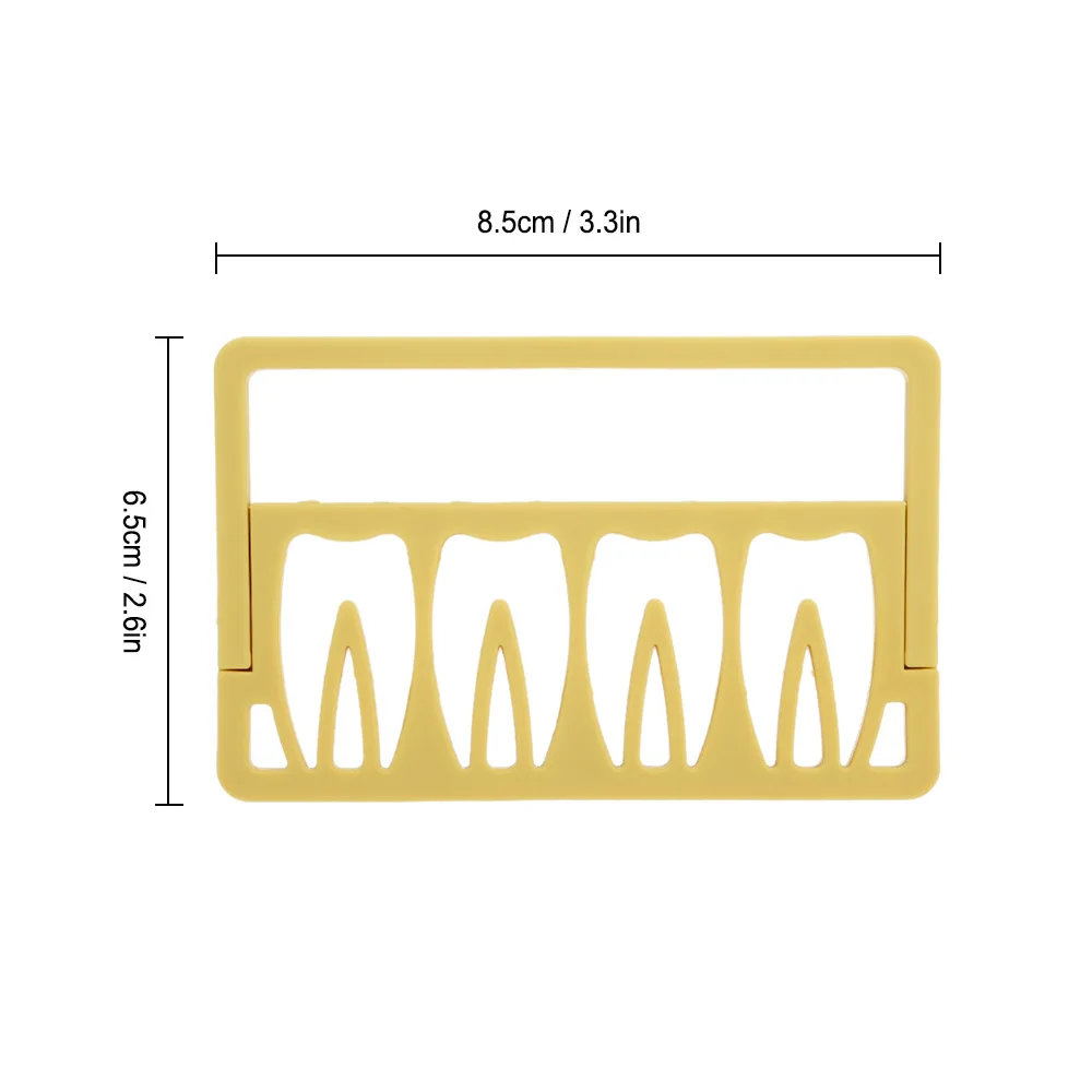 Стоматологический Endo корень канал держатель для файлов 8 отверстий пластиковый стоматологический держатель дезинфекция стойка для измерения стойка для инструмента стоматологические инструменты