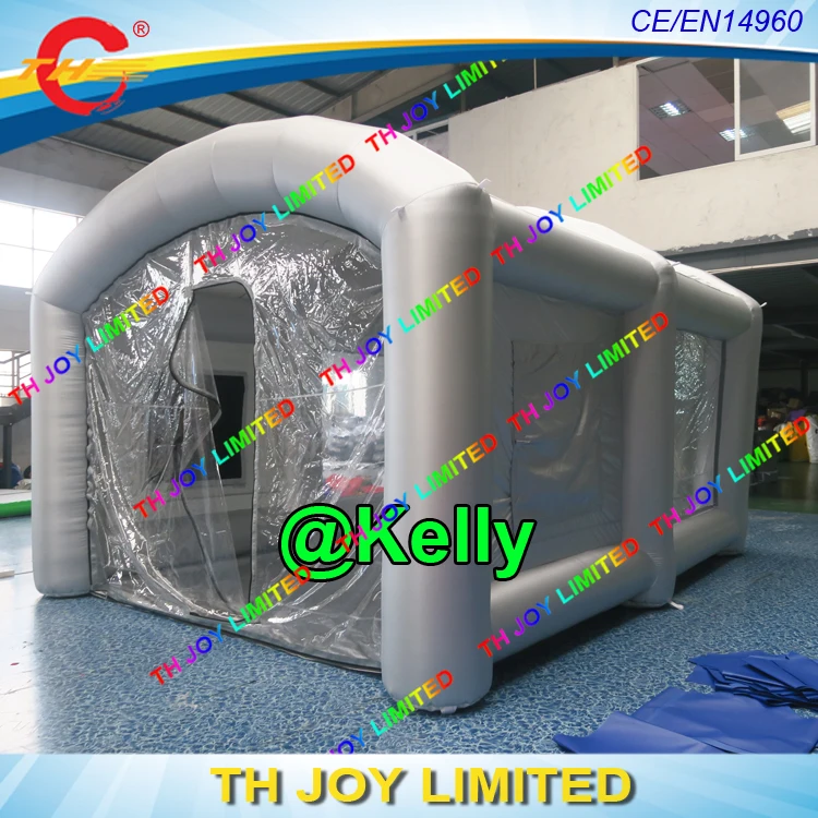 Free door shipping 5*4*3mH/6*4*3mH portable inflatable spray paint