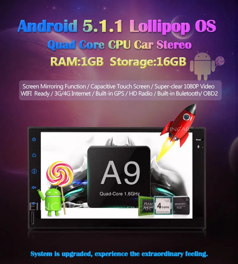 Flash Deal 2DIN In Dash GPS Car Stereo Android 5.1 Bluetooth Radio Quad-core car styling in dash no DVD player support WIFI 4G Aux+Camera 1 Flash Deal 2DIN In Dash GPS Car Stereo Android 5.1 Bluetooth Radio Quad-core car styling in dash no DVD player support WIFI 4G Aux+Camera 1