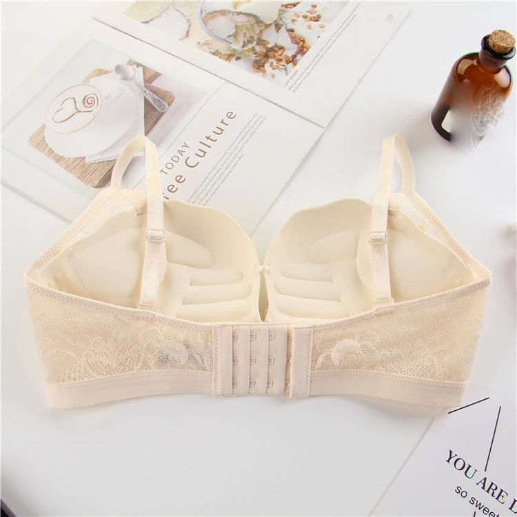 fashion wireless bra set push up adjustable bra with hands and lace panties women seamless sexy underwear girls lingerie