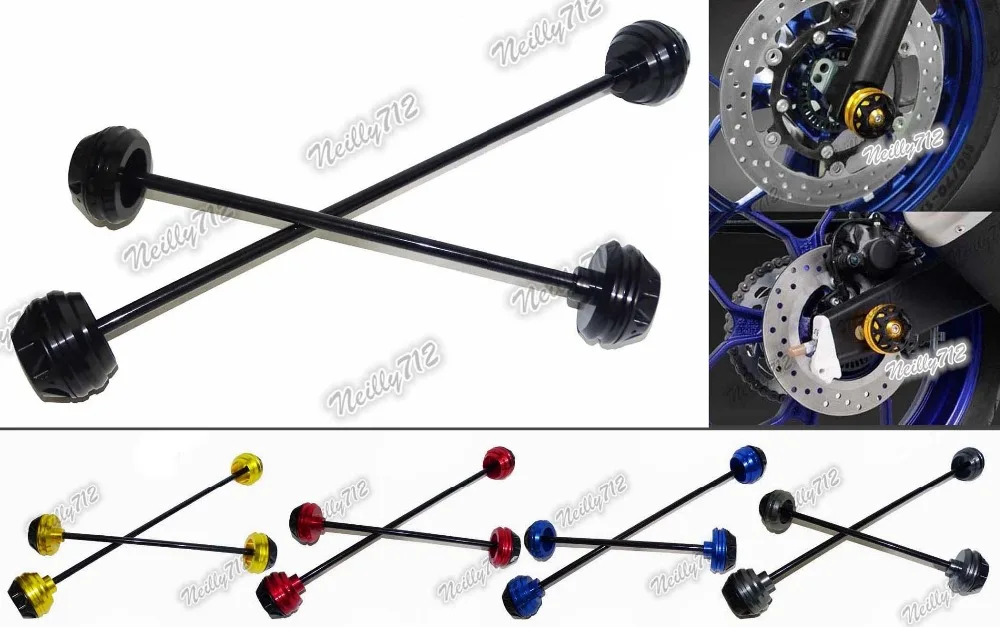 2 PCS Front & Rear Wheel Fork Axle Sliders Cap Crash Protector For YAMAHA T-MAX TMAX 500 XP500 SJ06 2008 2009 2010 2011 xp t max 500 01 11 motorcycle rear brake rotor disc for yamaha tmax500 xp500 2001 2011 xp t max 500 abs 2008 2009 2010 2011