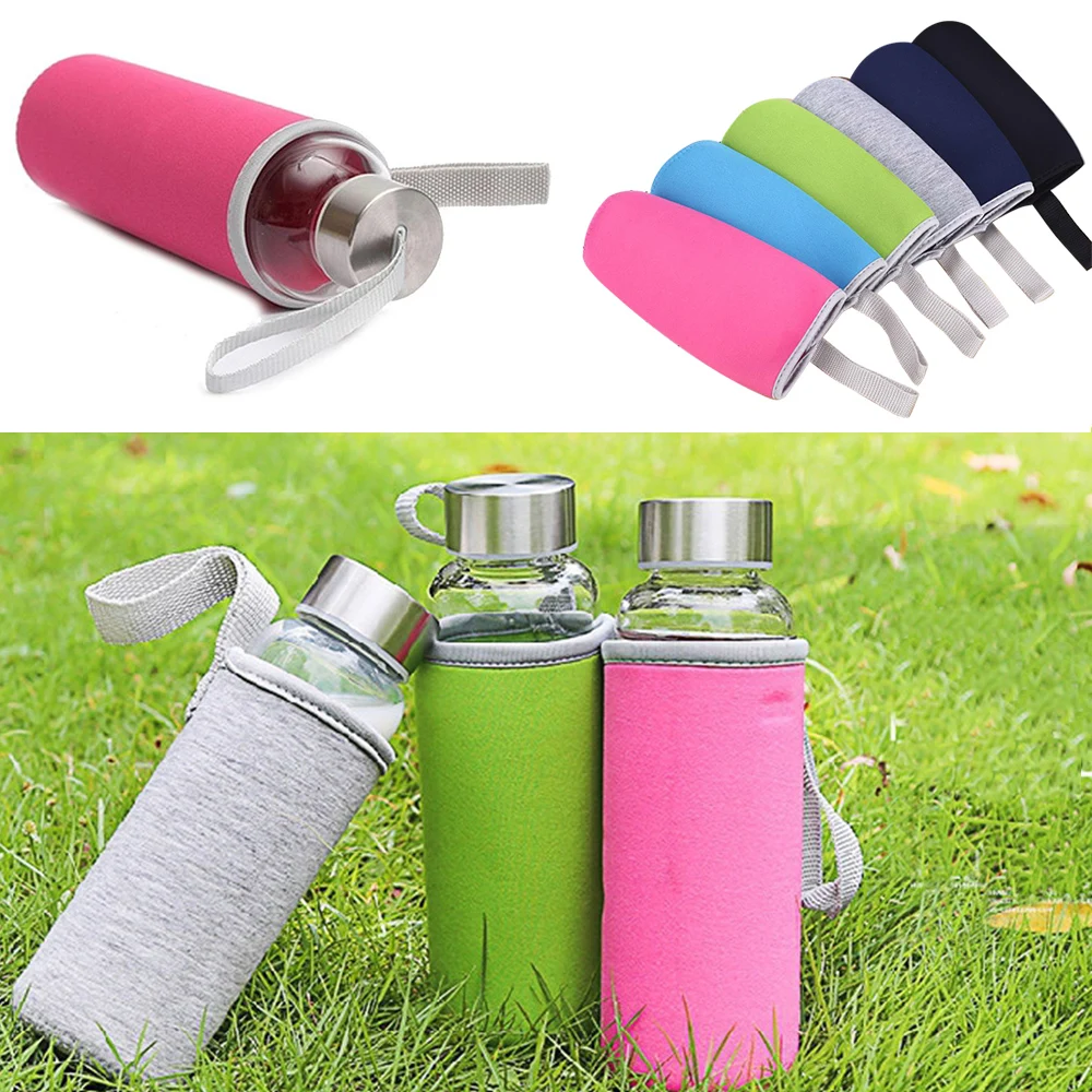 

6 Color Jacket Water Bottle Cover Sleeve Bag Anti-Scald Cup Pouch Outdoor Portable Insulated Sport Accessories Protection