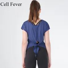 Женские спортивные топы для йоги с коротким рукавом, сетчатая Свободная рубашка для бега, дышащие однотонные трикотажные удобные спортивные топы с круглым вырезом