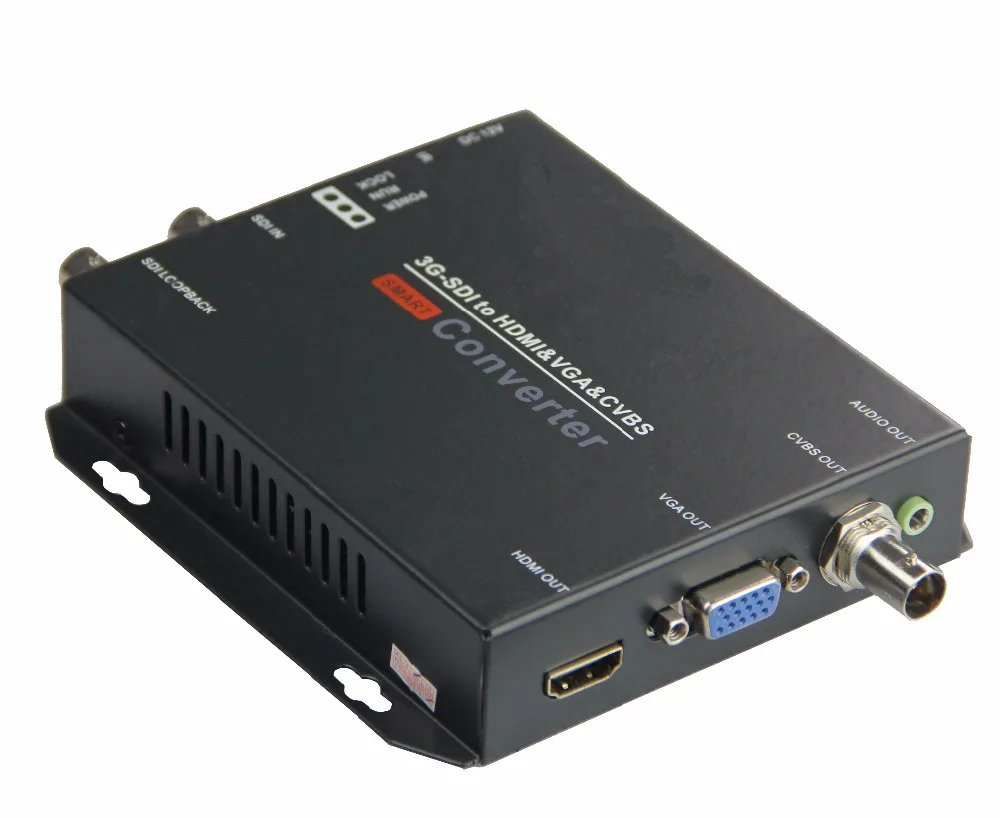 SDI в HDMI VGA AV CVBS конвертер Видео Аудио Композитный В HD 3g SDI конвертер производитель 1080P в 1080i