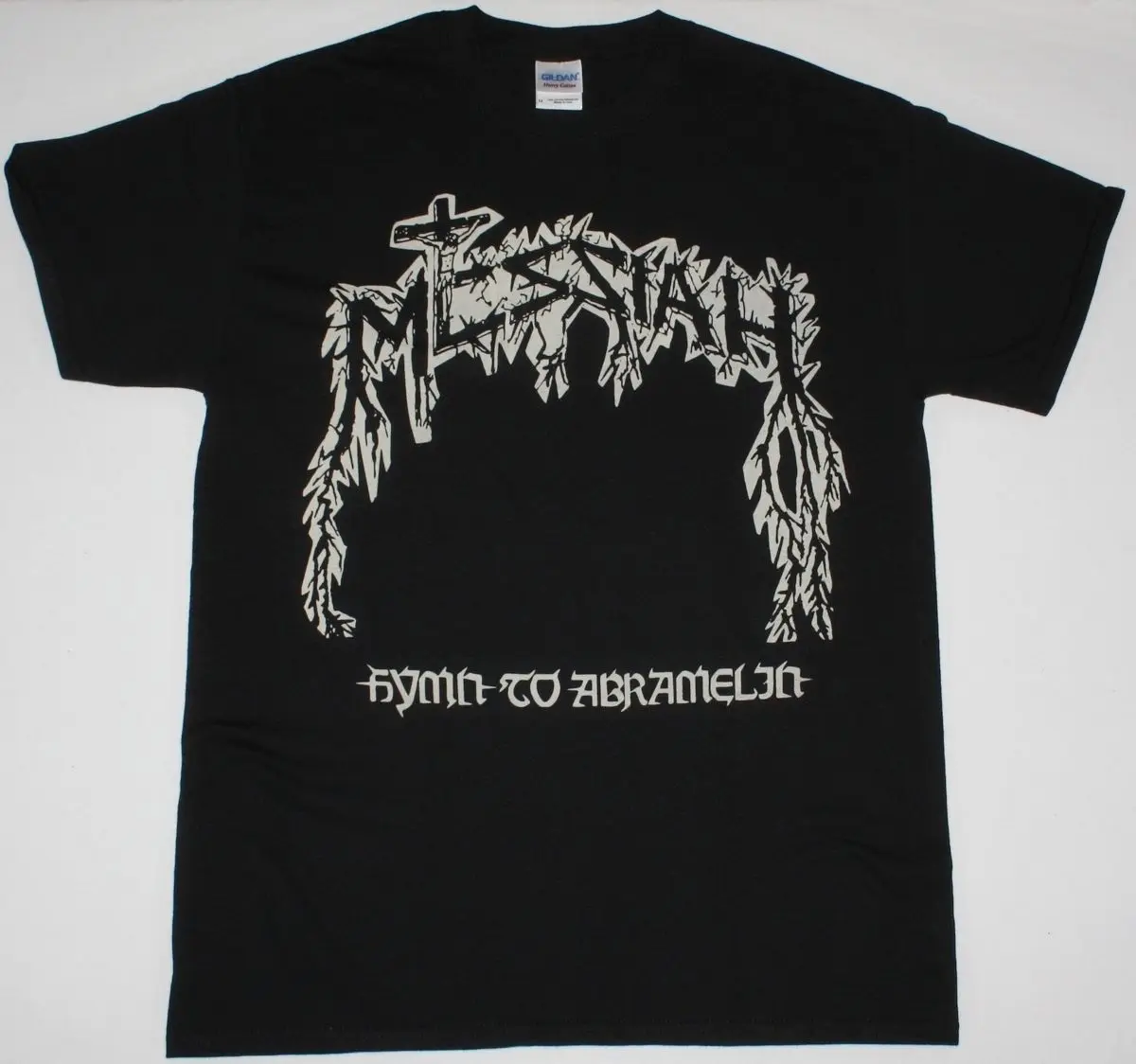 MESSIAH HYMN TO ABRAMELIN PROTECTOR NECROPHAGIA CORONER THRASH новая черная футболка модные футболки летние