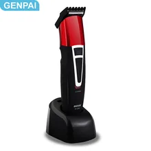 2017 GENPAI Professional Electric Hair Trimmers Hair Clipper Hair Care Styling Hair Cutting Machine Haircut Beard Trimer EU Plug