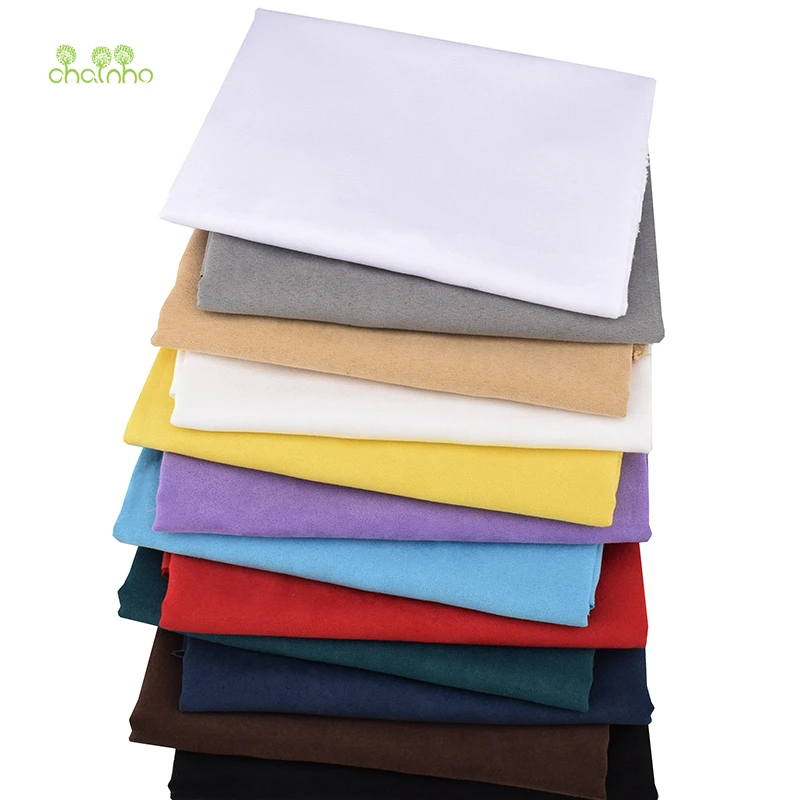 

Chainho,Solid Color Suede Fabric Series,Wholesale Suede Textile,For DIY Quilting Sewing,Clothes Garment Soft Bags,Shoes Material