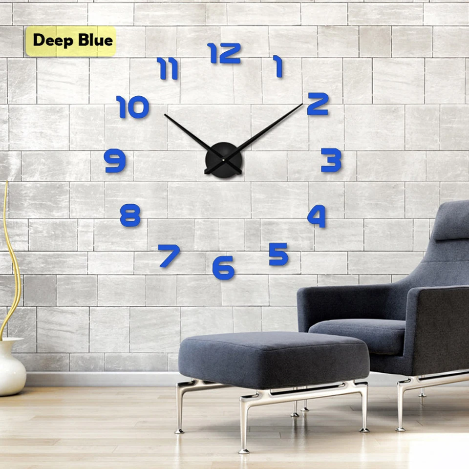 3d зеркальные наклейки Horloge Home Klok Новые Diy настенные часы Акриловые diy часы кварцевые часы Reloj De Pared Гостиная Современная