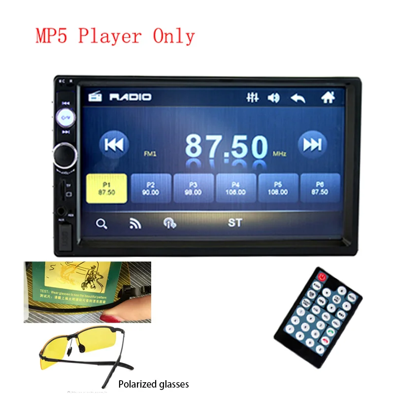 

2 din Car Radio 7" HD Autoradio Multimedia Player 2 DIN Touch Screen Auto audio Car Stereo MP5 Bluetooth USB TF FM Camera