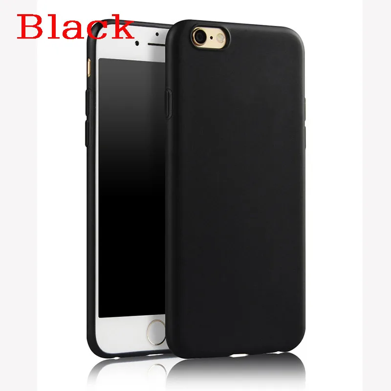 Fashion Cute Candy Colors Soft TPU Silicon phone cases for Apple iPhone 5 5S 5SE 6 6S 7 Plus Back Cover Coque Case iphone 8 silicone case