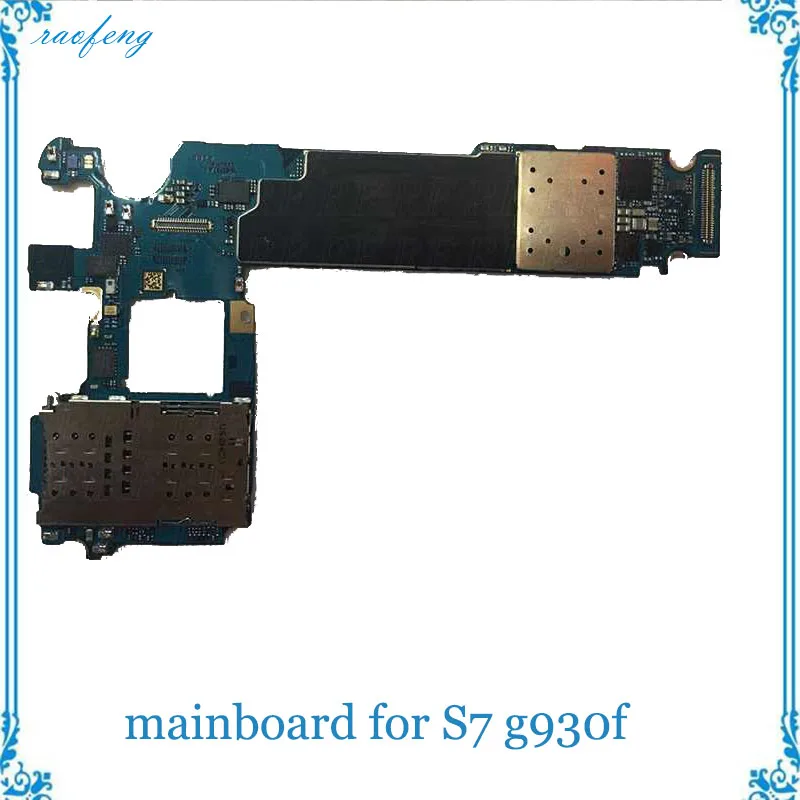 

Disassembled Unlocked for Samsung galaxy S7 g930f g930w8 motherboard function eu version mainboard with full chips Logic Board