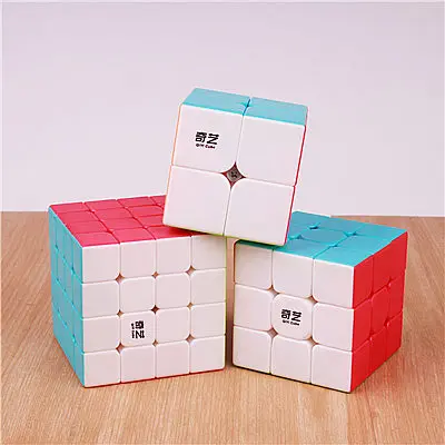 QIYI warrior 3x3x3 4x4x4 5x5x5 Волшебные кубики, детские игрушки, скоростные пазлы, куб, обучающая наклейка, меньше магических игрушек, карманный куб 2x2x2 - Цвет: 2x3x4 layer