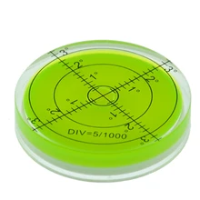 60*12mm Circular Bubble Level Spirit level Round Bubble Level Measuring Instruments Tool Universal Protractor Tool aneng 32x7mm bulls eye bubble degree marked surface spirit level for camera circular
